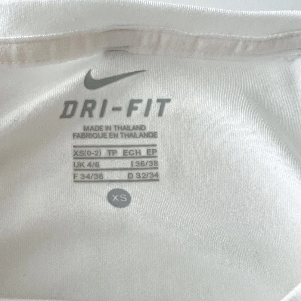 Nike White Women's Dry Fit Shirt Size XS